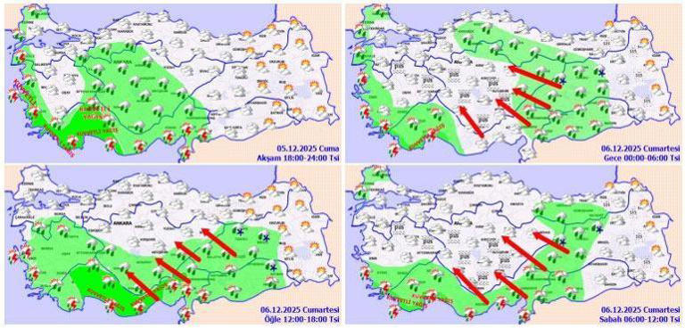 Hafta sonu için Meteoroloji'den 'çok kuvvetli' uyarı! AKOM: Su baskını ve çatı uçmalarına dikkat!