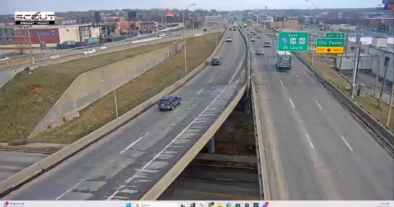 I-70 ramp closed in Kansas City for emergency repairs