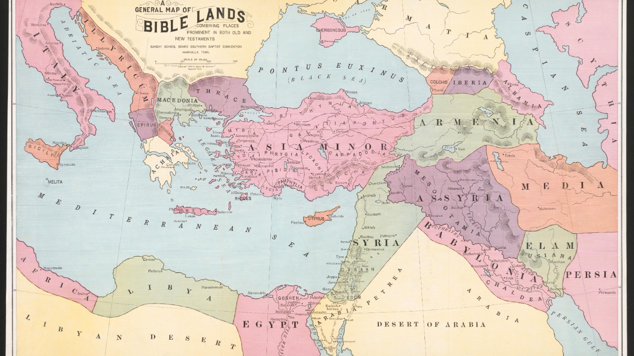 A 500-year-old Bible map helped shape modern border ideas