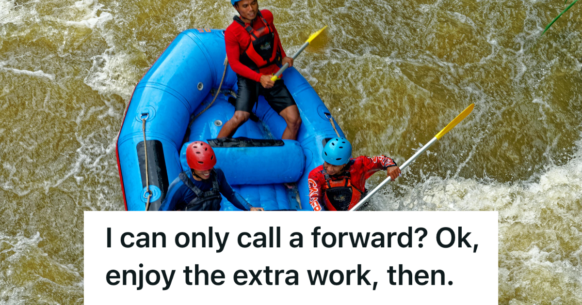 A raft guide was ordered to only use one command, so he obeyed until ...