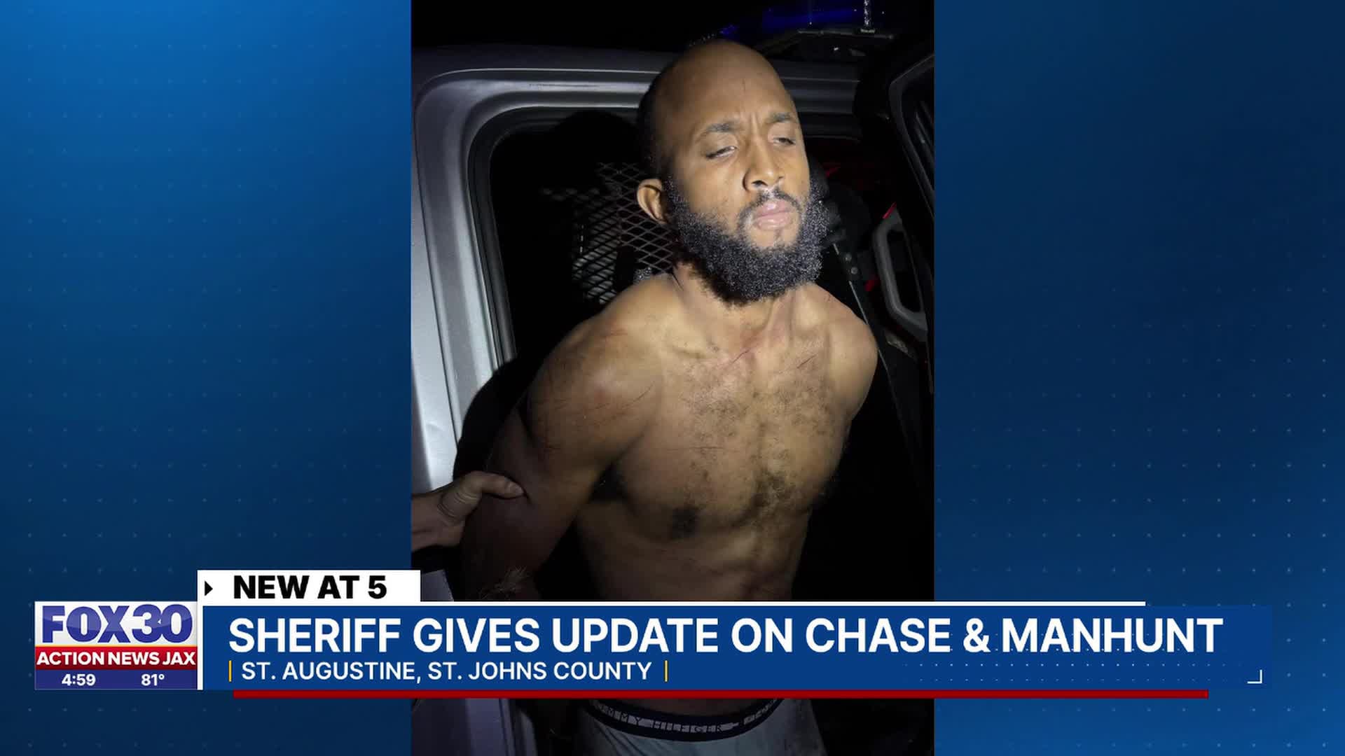 Wrong-way, high speed chase ends in takedown of suspect from Bahamas