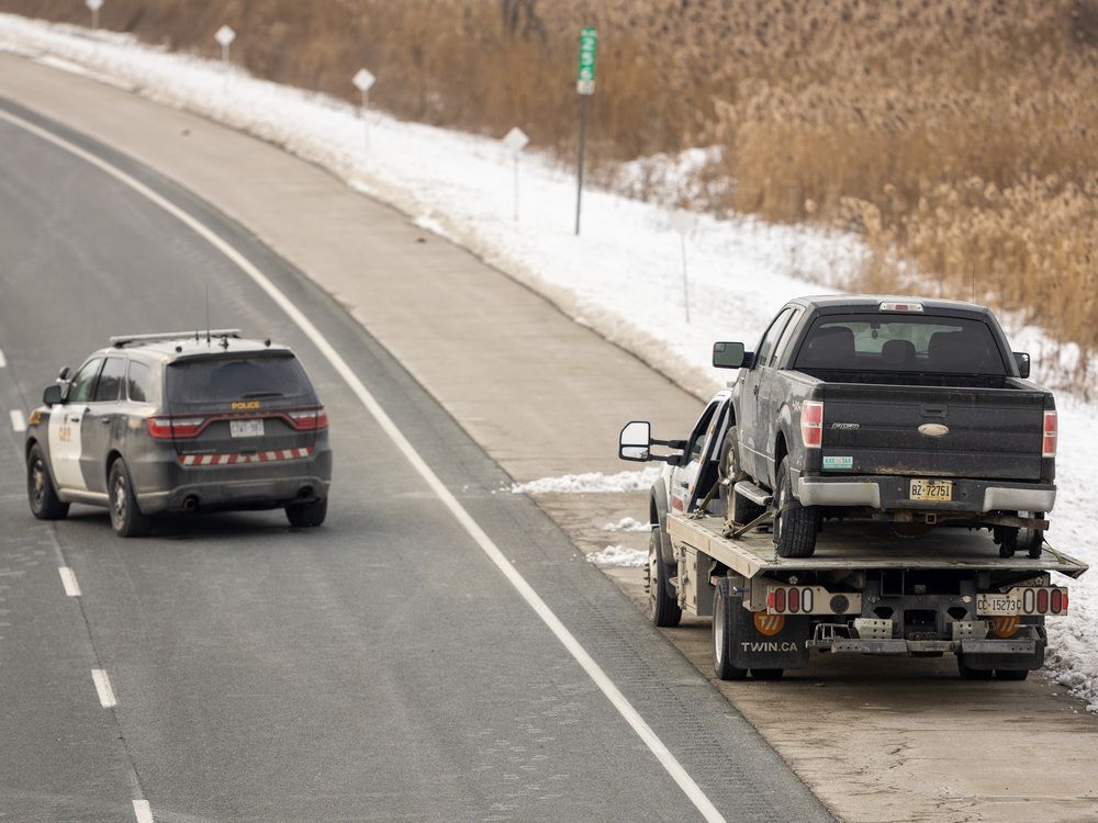 Police locate vehicle, ID driver after tow operator killed on Hwy. 401