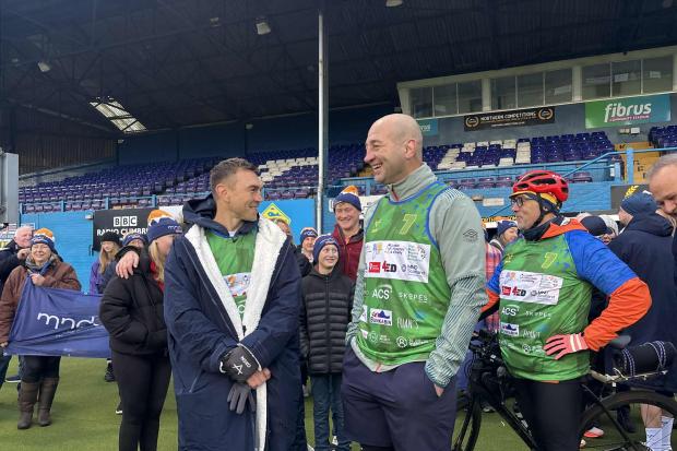 Thousands take to the streets to support Kevin Sinfield's West Cumbrian ...