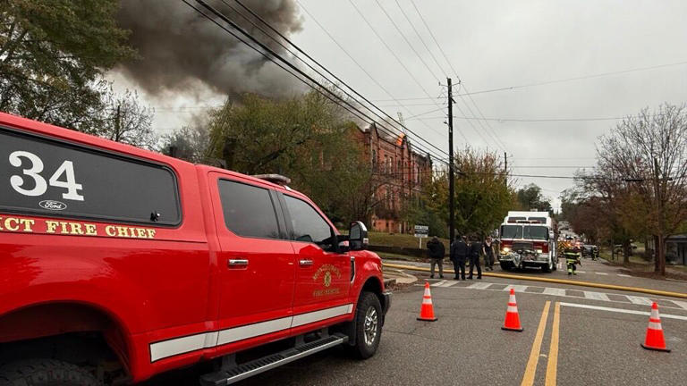 Officials react to fire at Montgomery’s Sayre Street School