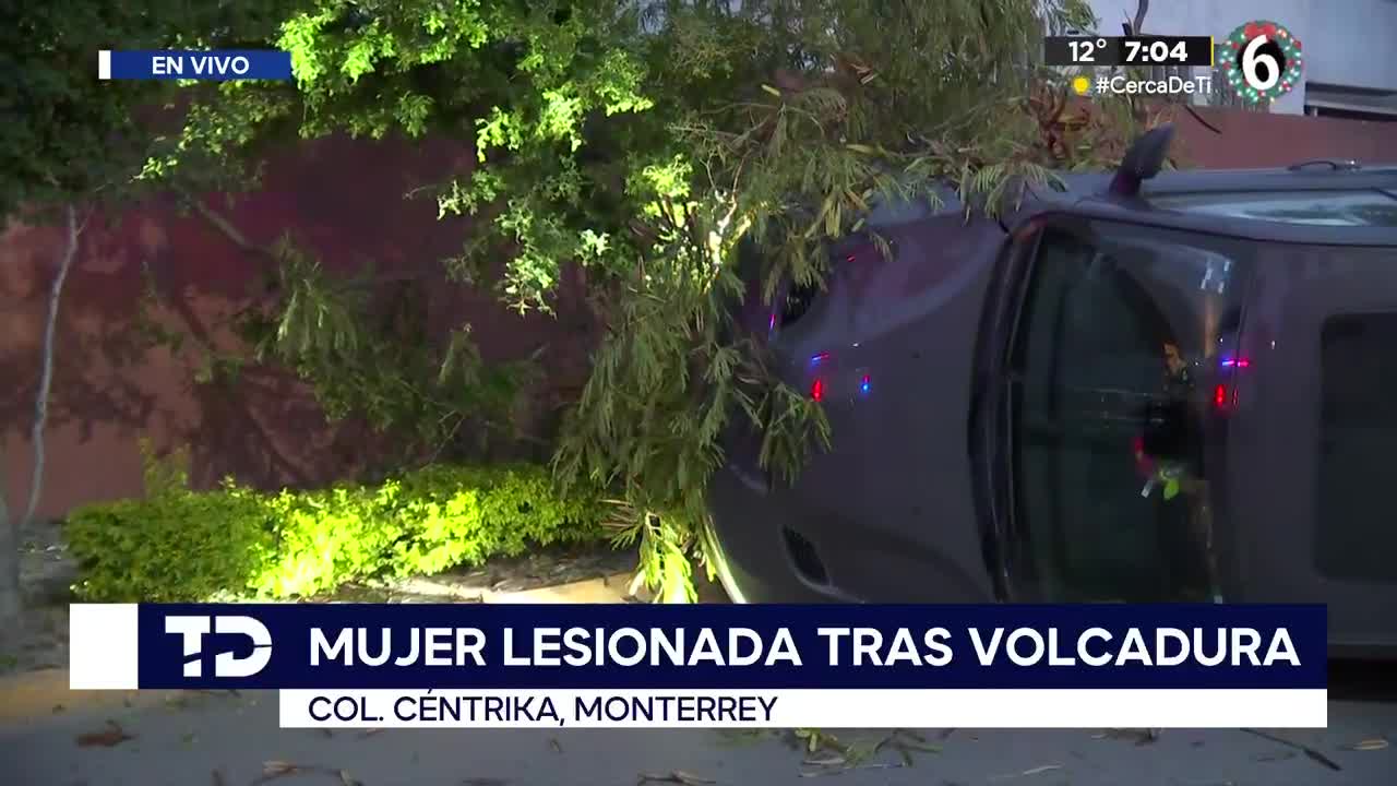 Conductora pierde el control de camioneta y se estrella con árbol en ...