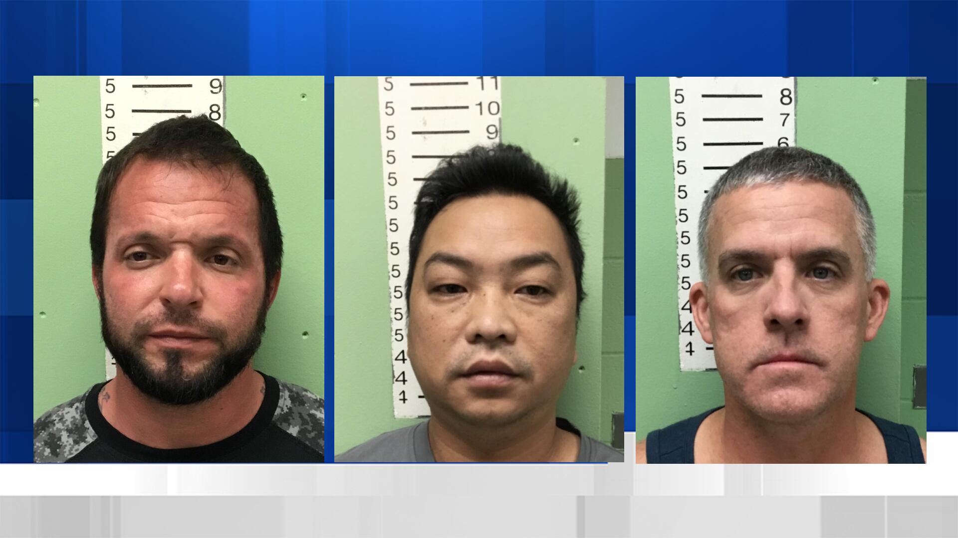 Three men arrested in Bryan County, accused of marijuana trafficking