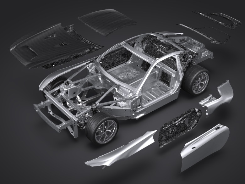Toyota's GR GT supercar debuts for production with twin-turbo hybrid V8 ...