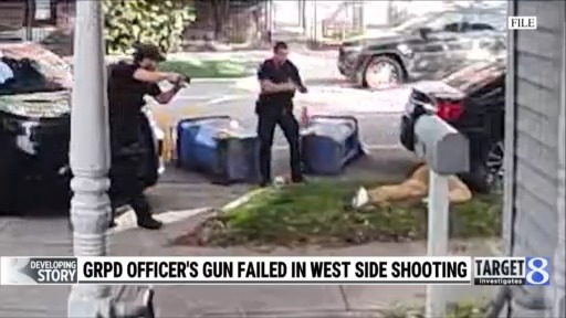 GRPD officer’s gun failed as man charged with knife