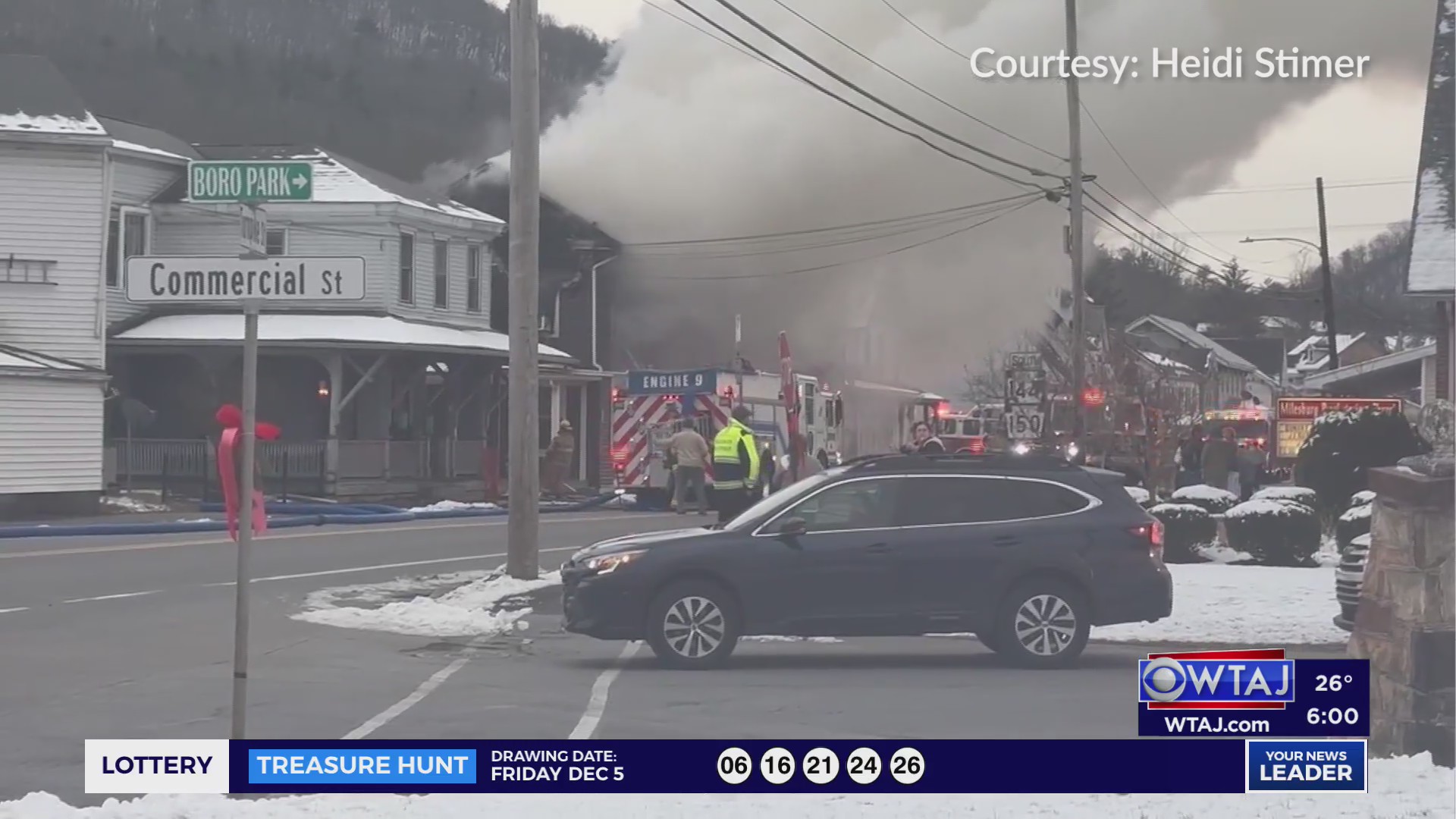 Firefighters battle 3-alarm apartment complex fire in Centre County