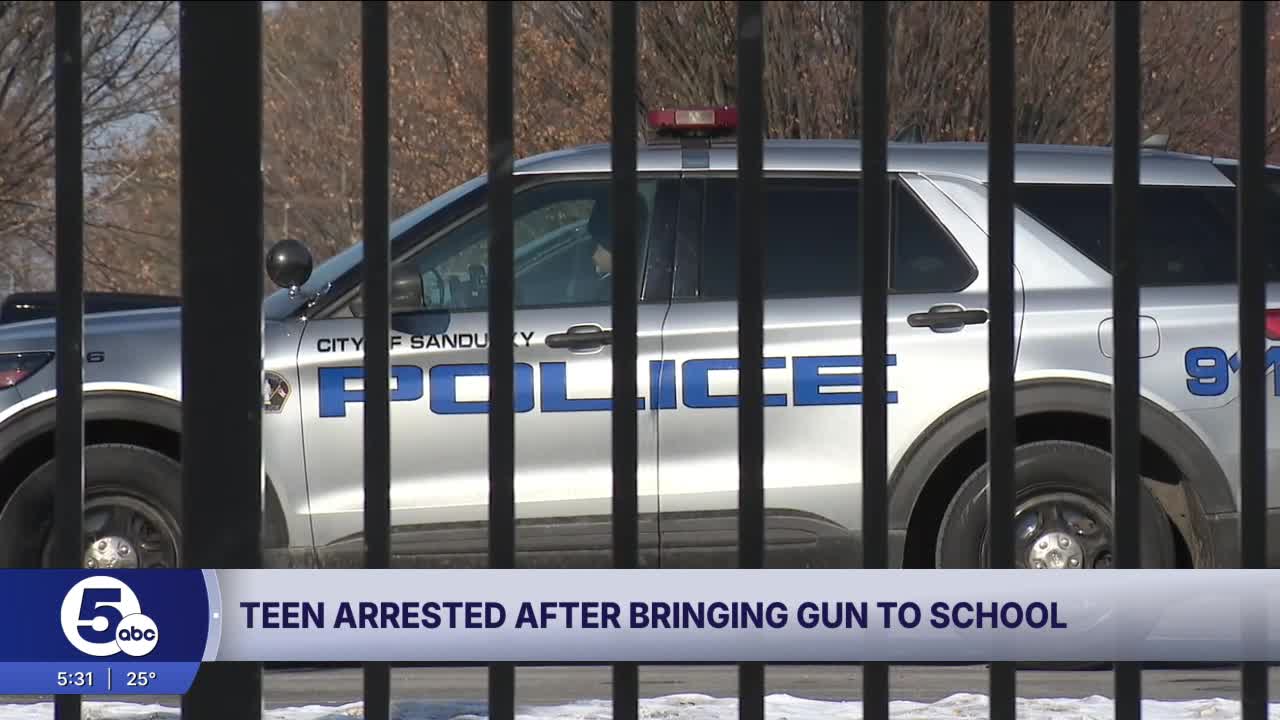 16-year-old arrested for bringing loaded gun to Sandusky school
