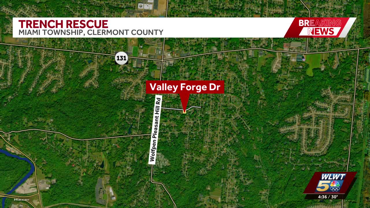 Emergency crews respond to reported trench rescue in Miami Township