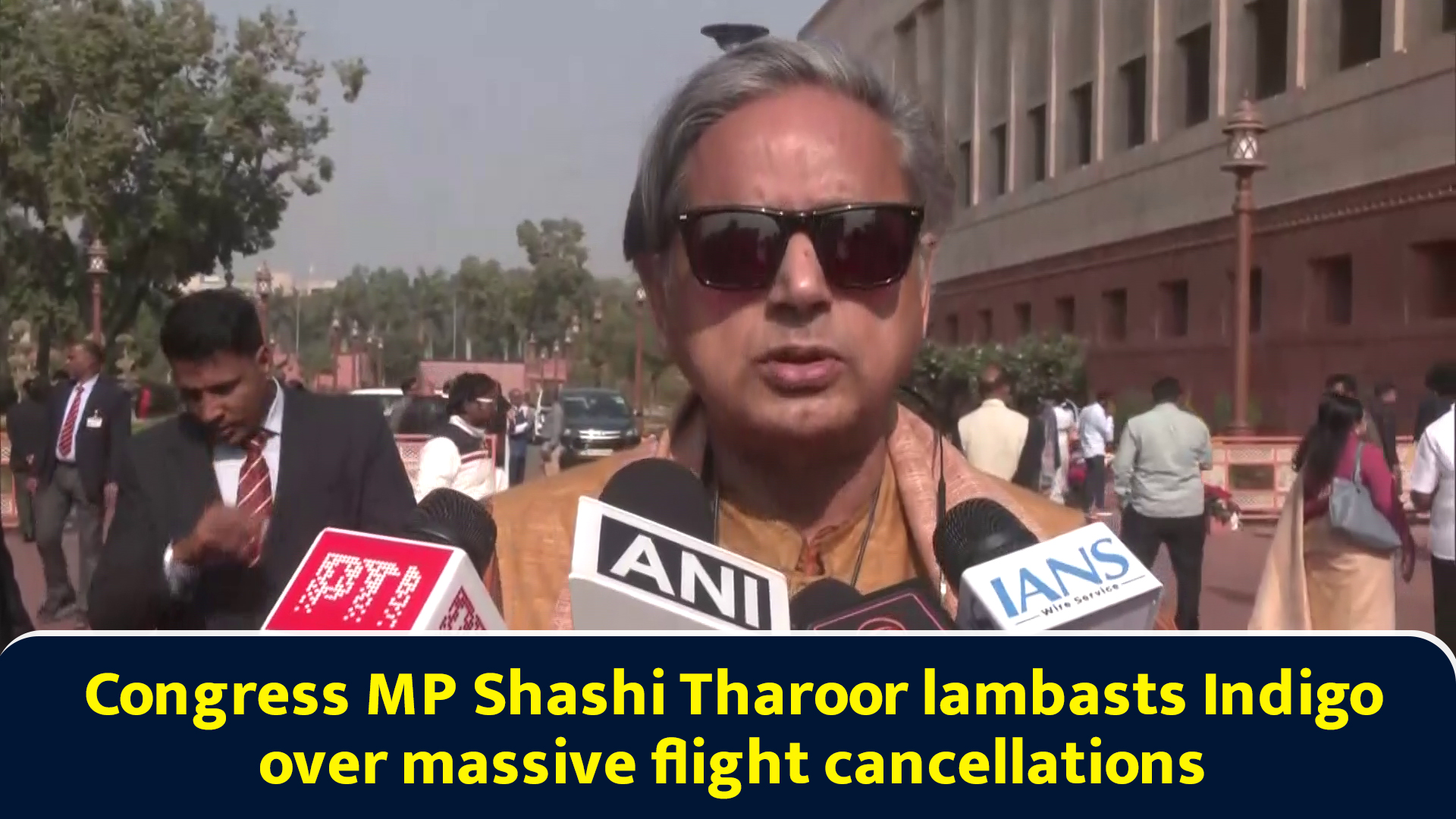 Congress MP Shashi Tharoor lambasts IndiGo over massive flight ...