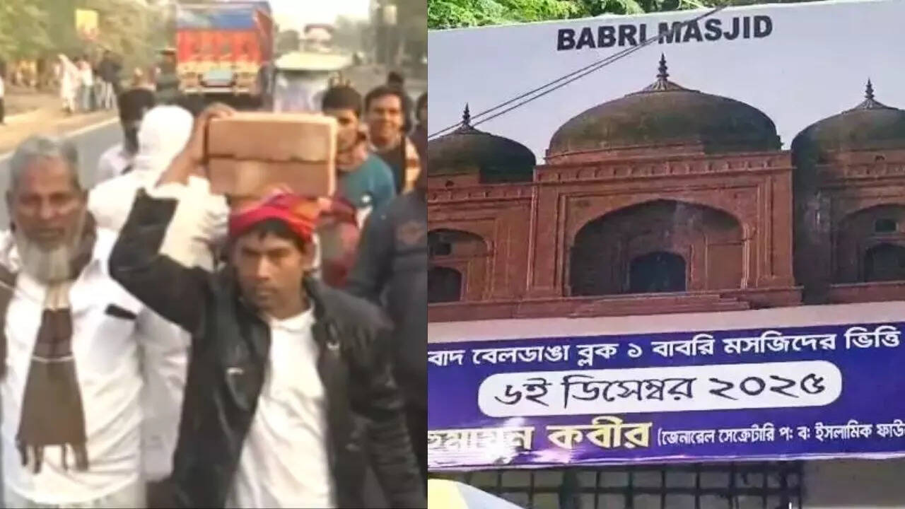 Heavy security deployed: Suspended TMC MLA Humayun Kabir to lay 'Babri ...