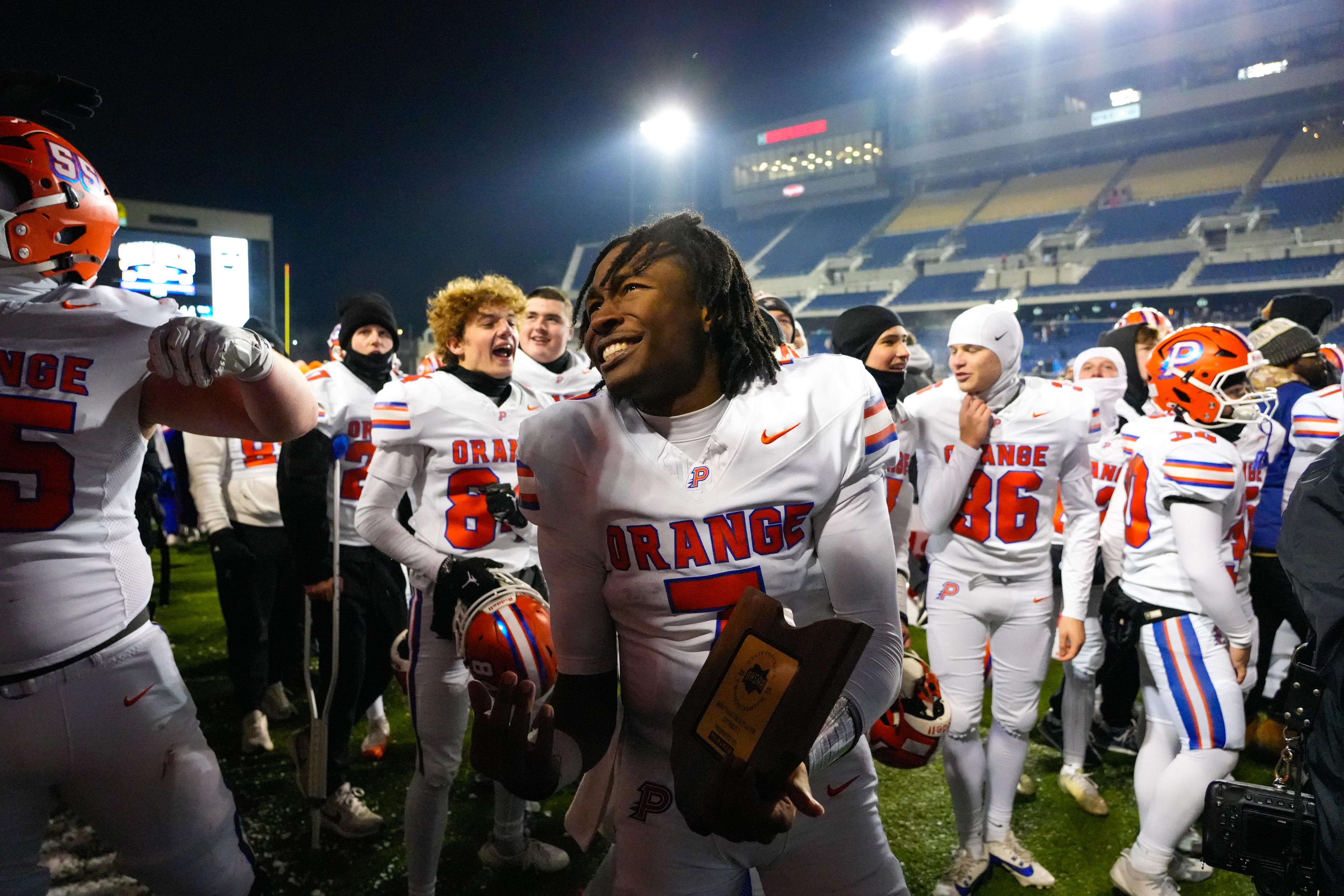 Strong ground game, powerful defense lift Orange to first OHSAA title
