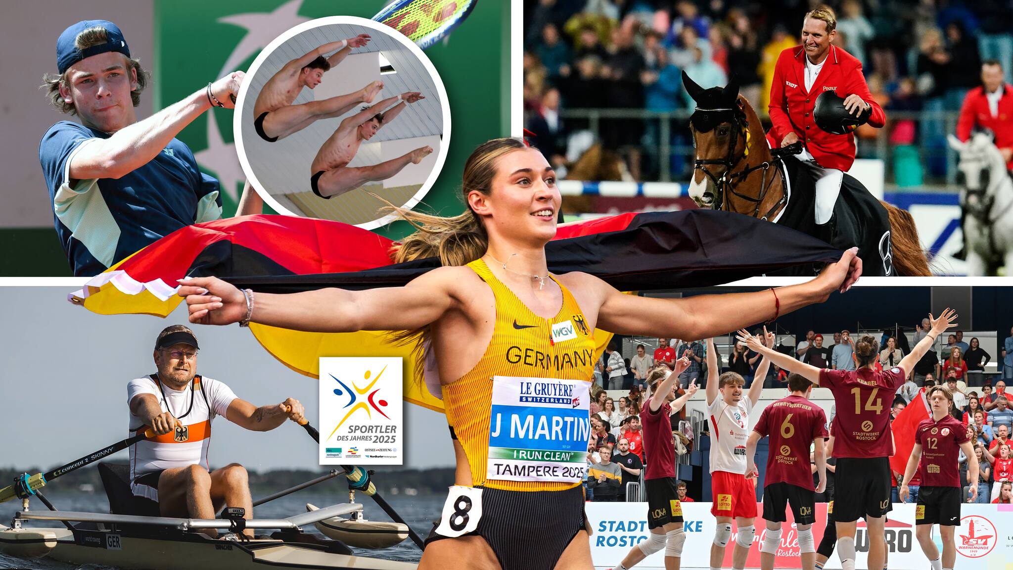 Sportlerwahl 2025 in MV: Für diese Athleten und Teams kann abgestimmt ...