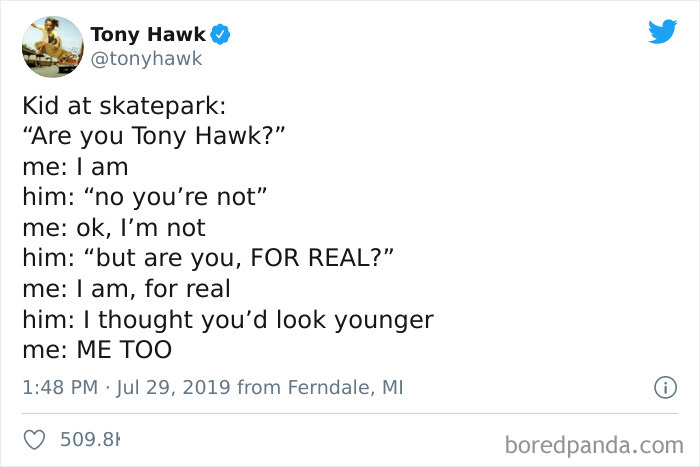26 hilarious times people didn’t realize they were talking to Tony Hawk ...