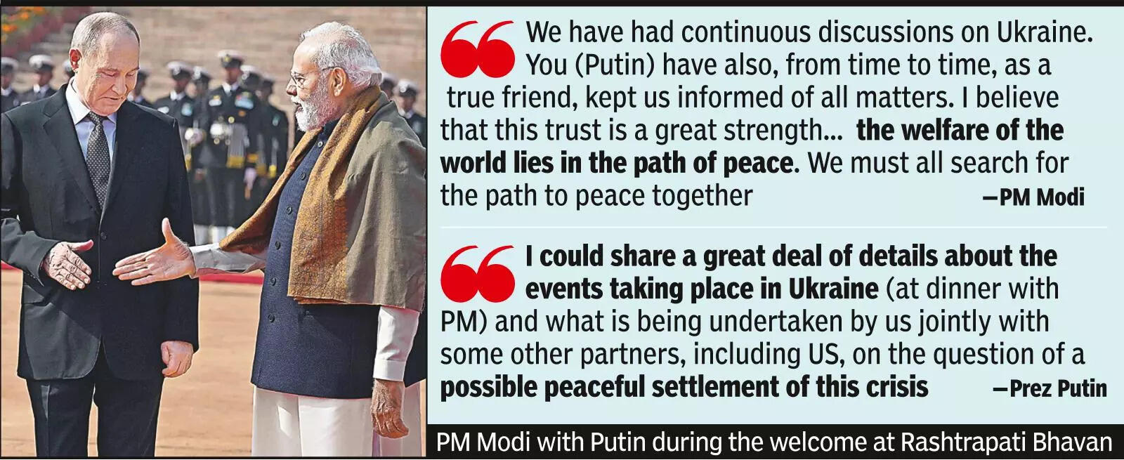 Putin promises non-stop energy, Modi says India-Russia ties like pole star
