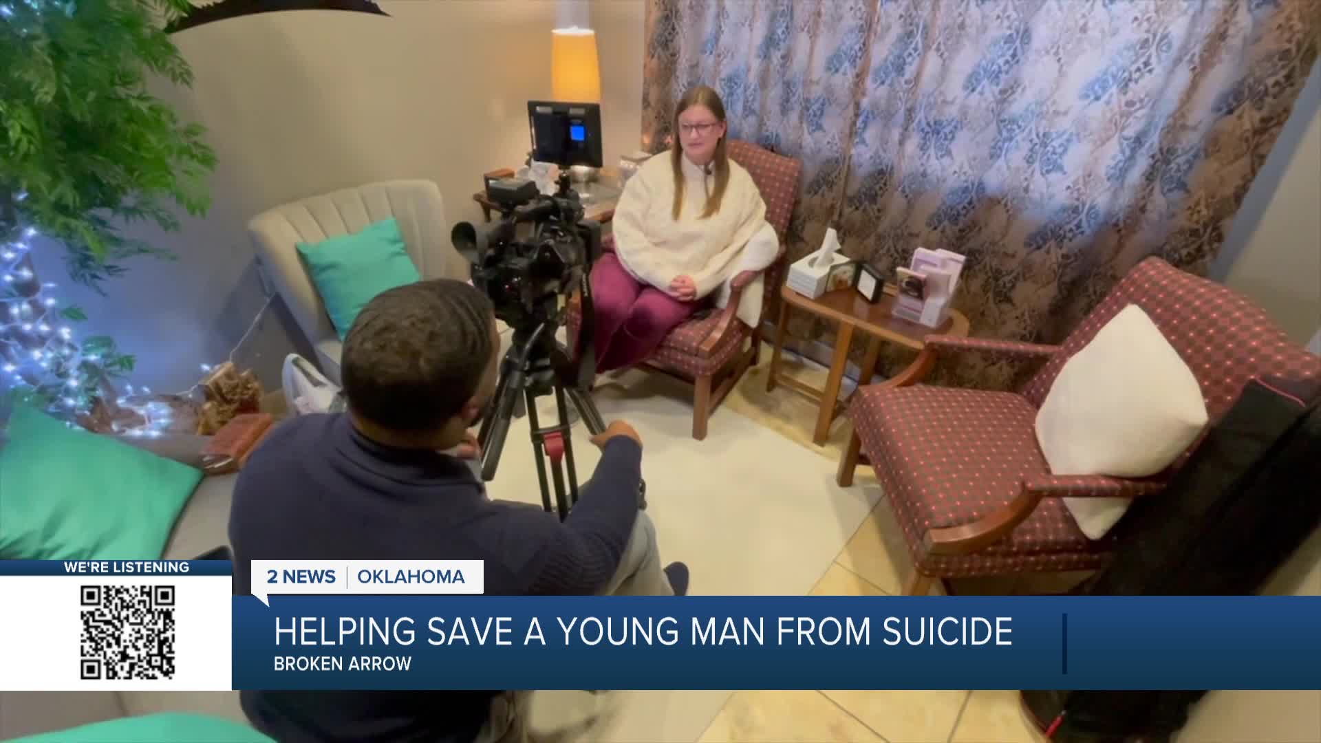 Broken Arrow therapist helps save man contemplating suicide on bridge