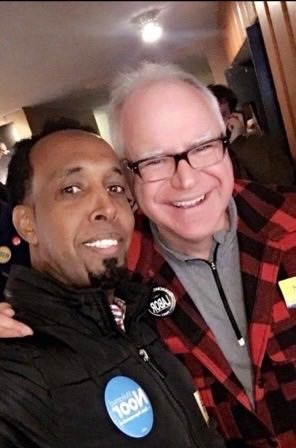 Somali illegal migrant fraudster photographed with Minnesota Gov. Tim ...