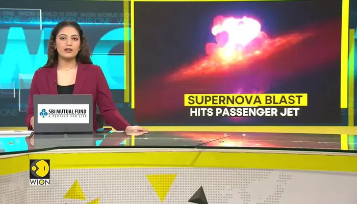 Supernova blast hits passenger jet, cosmic ray mystery plane drop