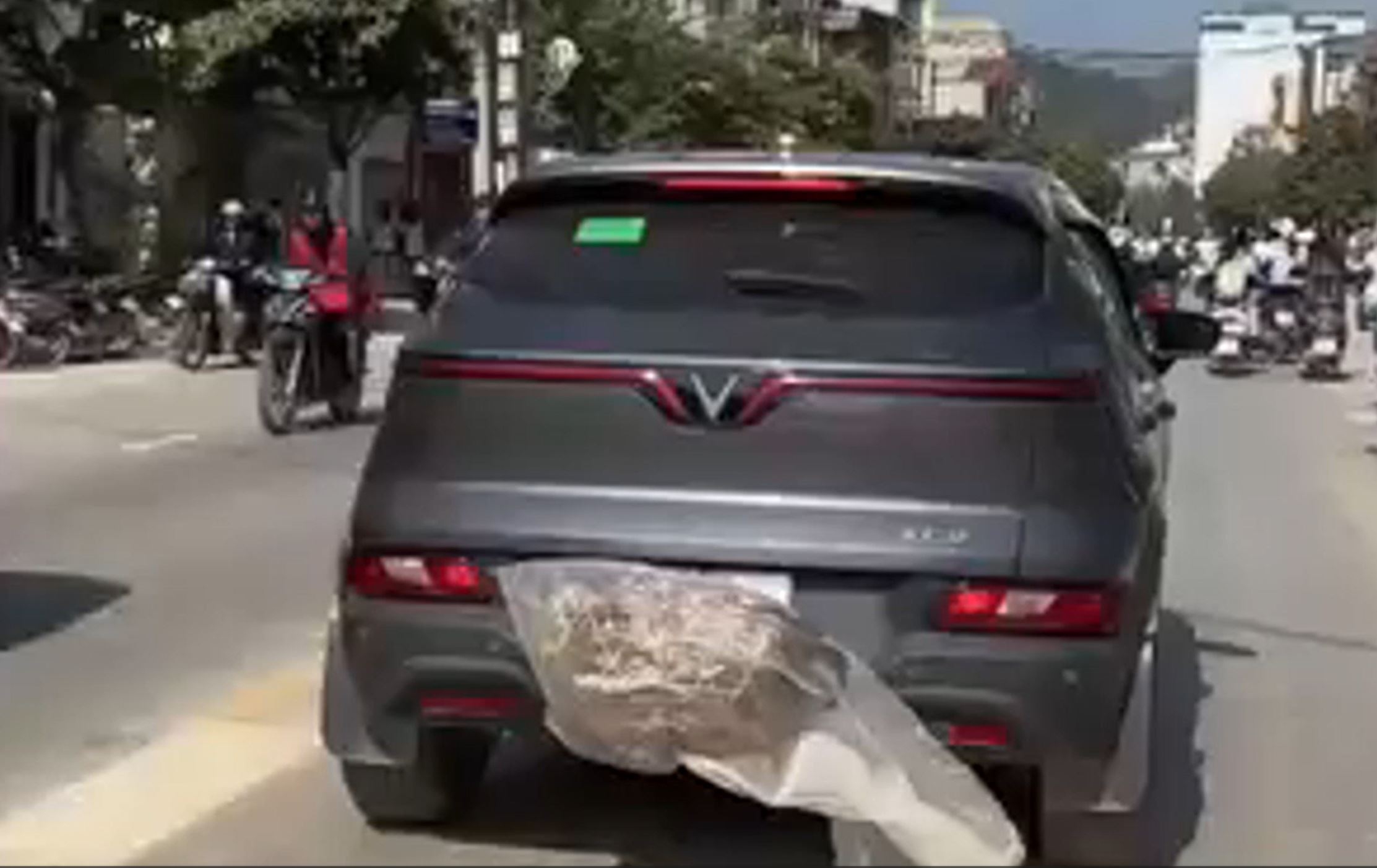 Bị phạt 23 triệu đồng vì để lồng gà che biển số