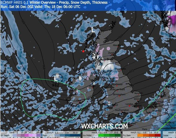 UK snow maps show 60 hour blizzards hitting 16 counties in days - full list