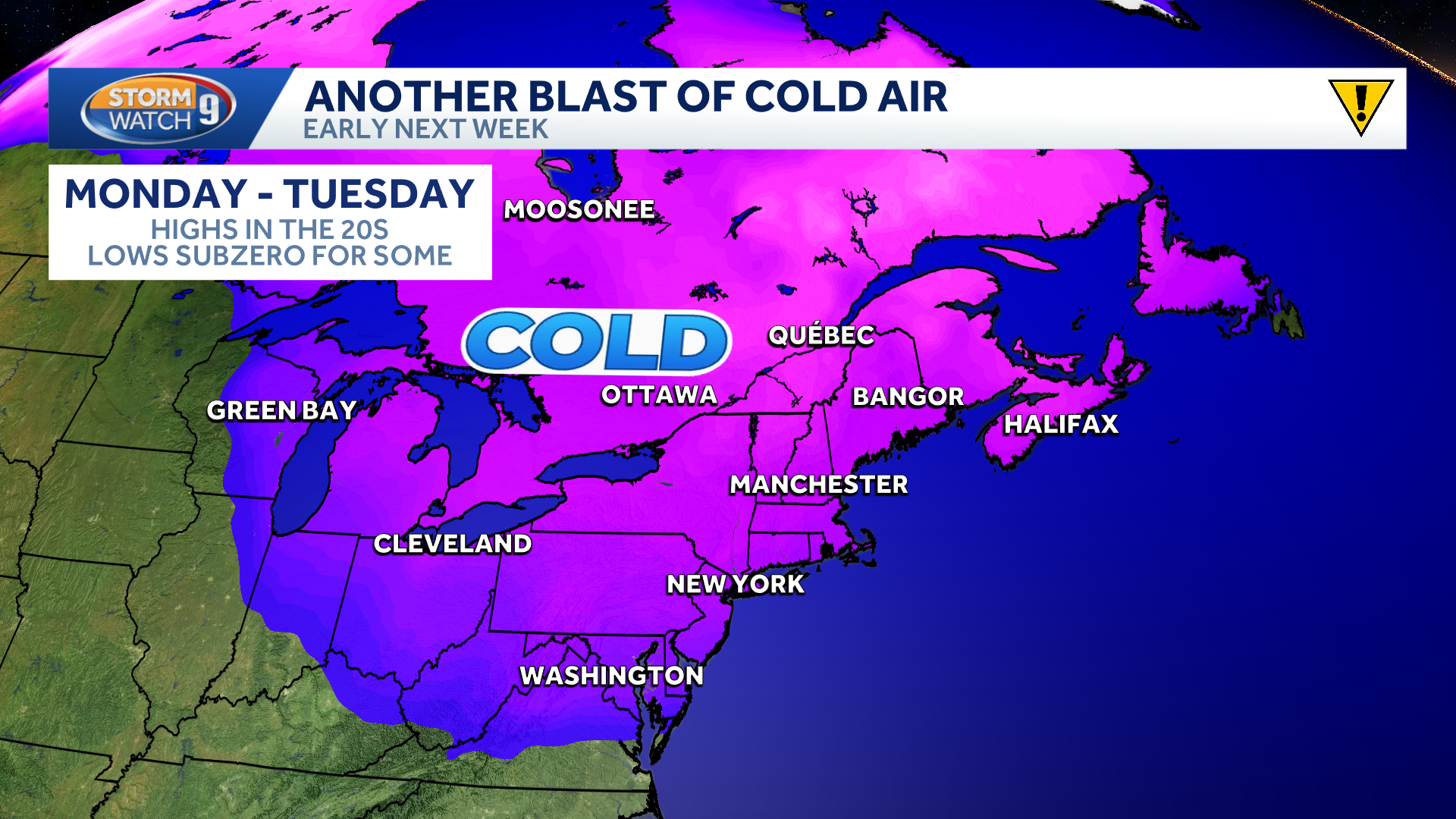 AA1RPMxx Light snow for some New Hampshire towns Sunday night; another blast of frigid air follows