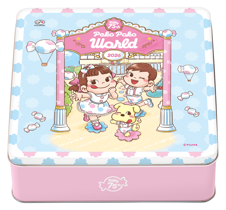 ペコちゃん缶が可愛い!」不二家の「新春ギフト」ミルキー75周年記念
