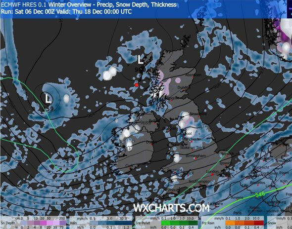 UK snow maps show 60 hour blizzards hitting 16 counties in days - full list