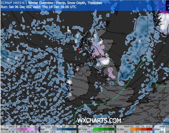 UK snow maps show 60 hour blizzards hitting 16 counties in days - full list