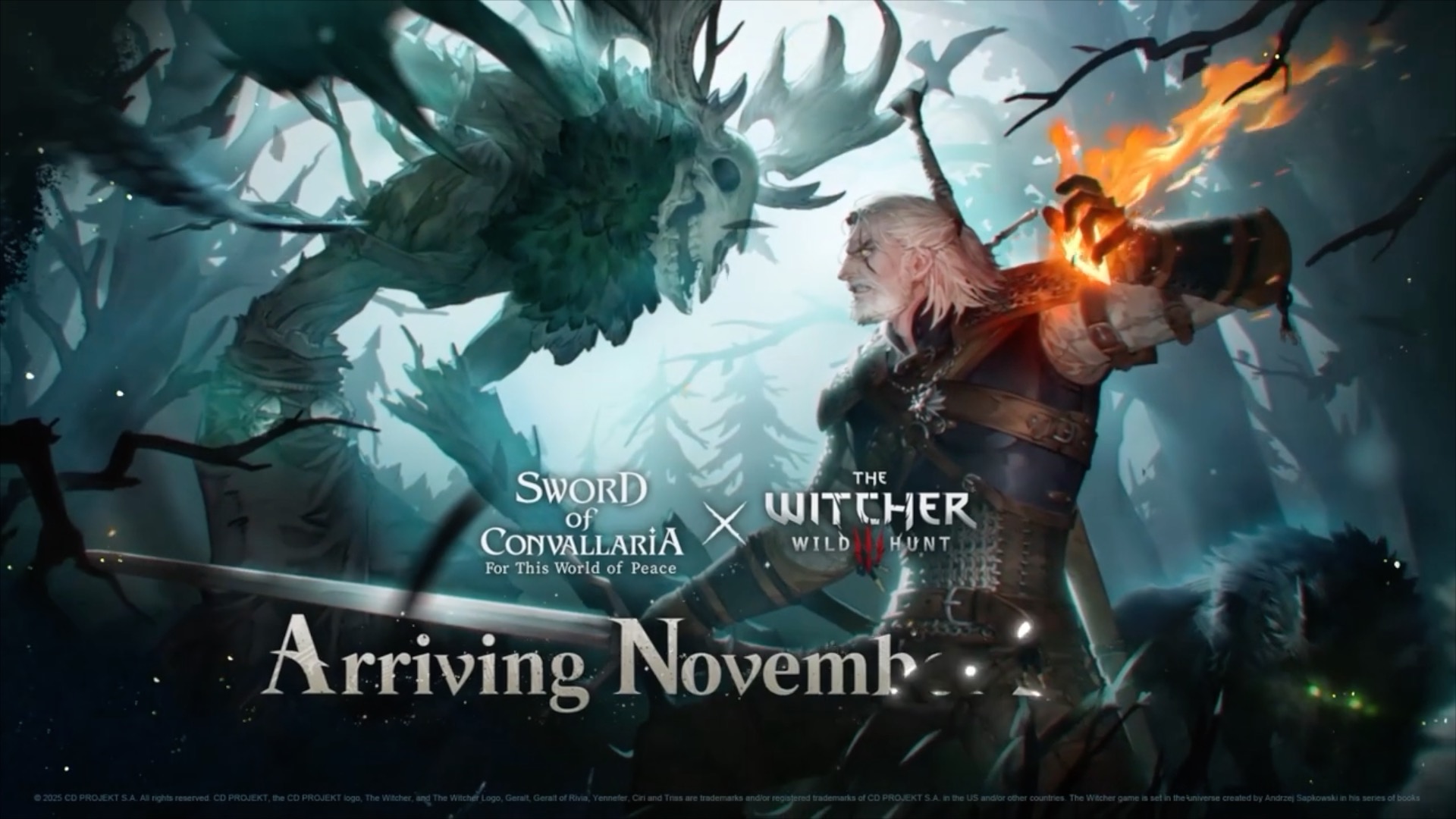 Sword of Convallaria x The Witcher 3 Wild Hunt official collaboration ...