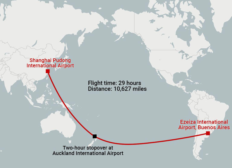 World's longest flight launched, 29 hours in the air