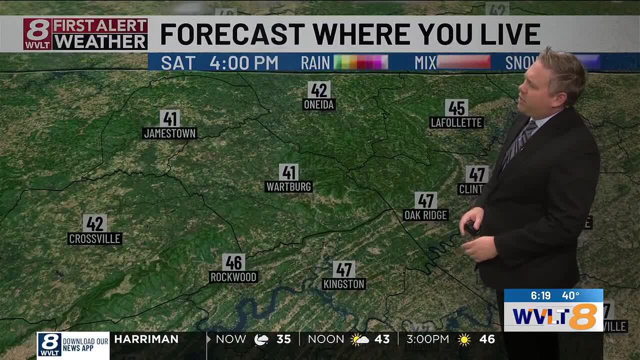 Some sun returns for a chilly afternoon