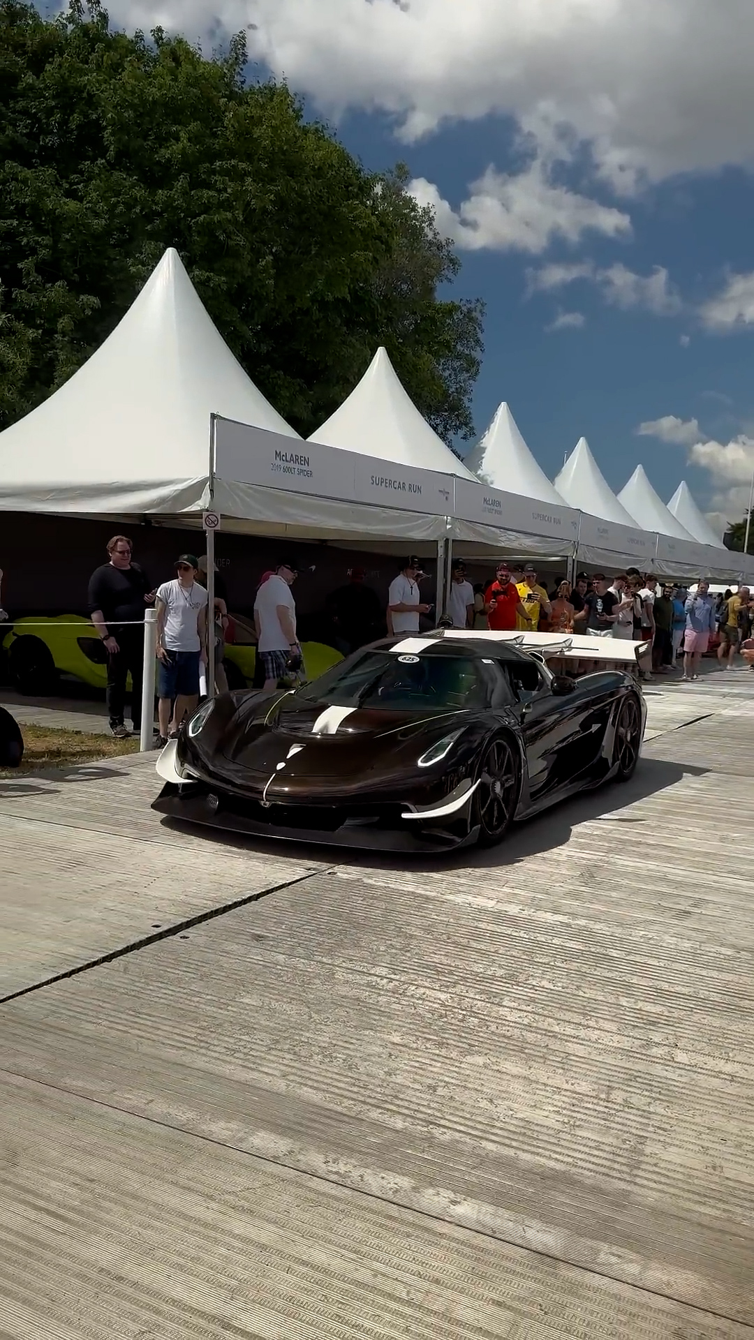 Jesko Absolut on display at the event