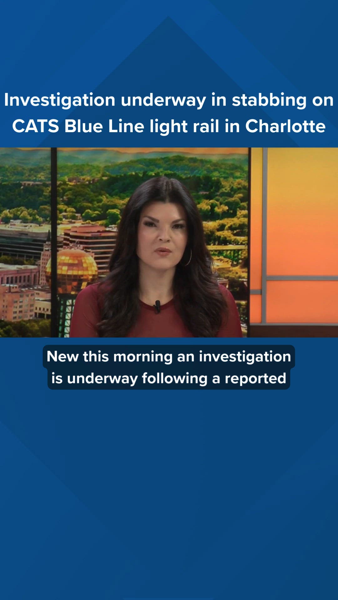 Investigation underway in stabbing on CATS Blue Line light rail in ...