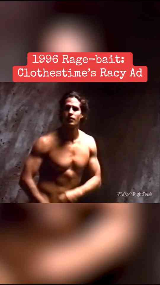 1996 rage-bait Clothestime’s racy ad