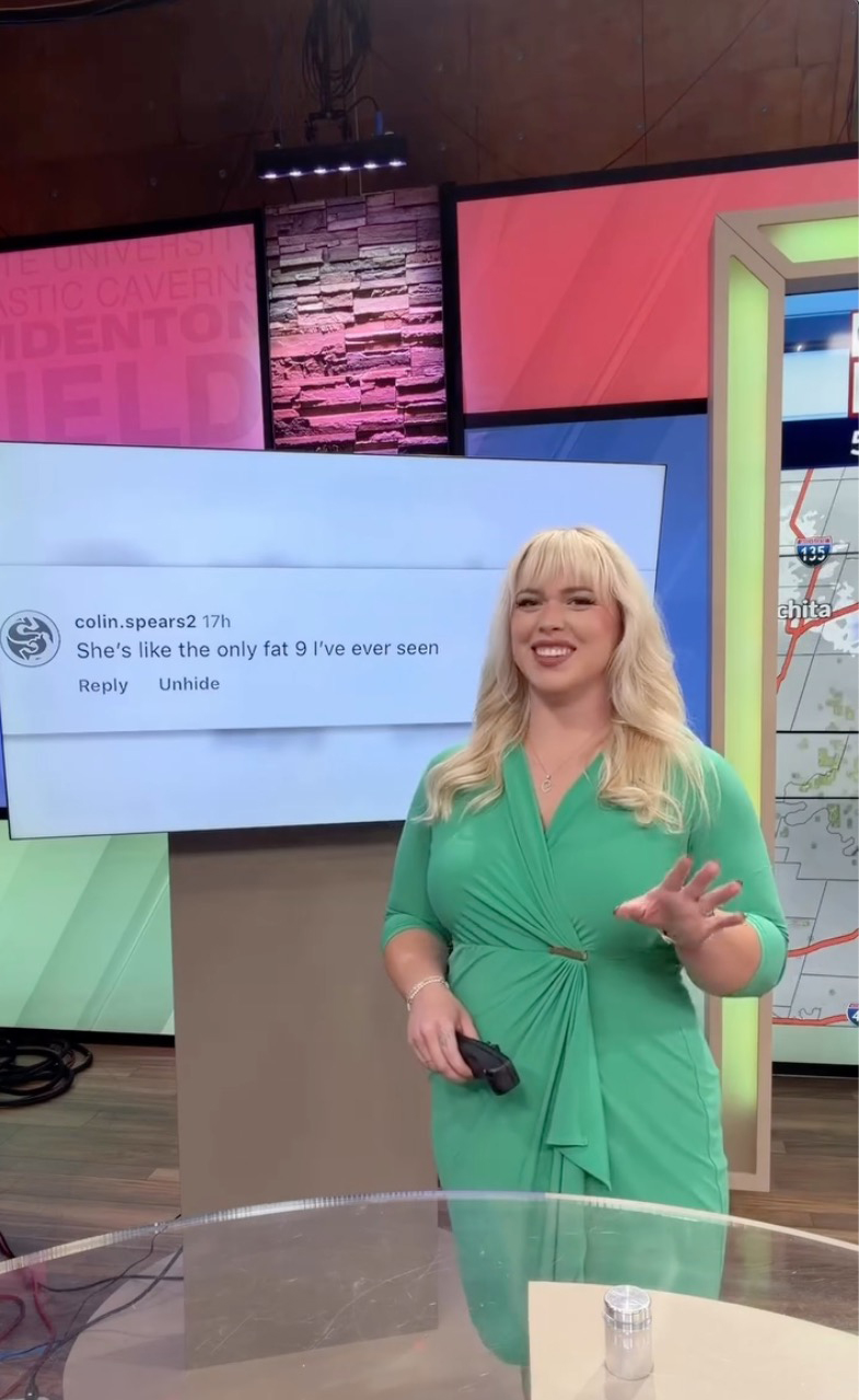 Curvy news anchor trolls haters by reading viewer comments in her ...