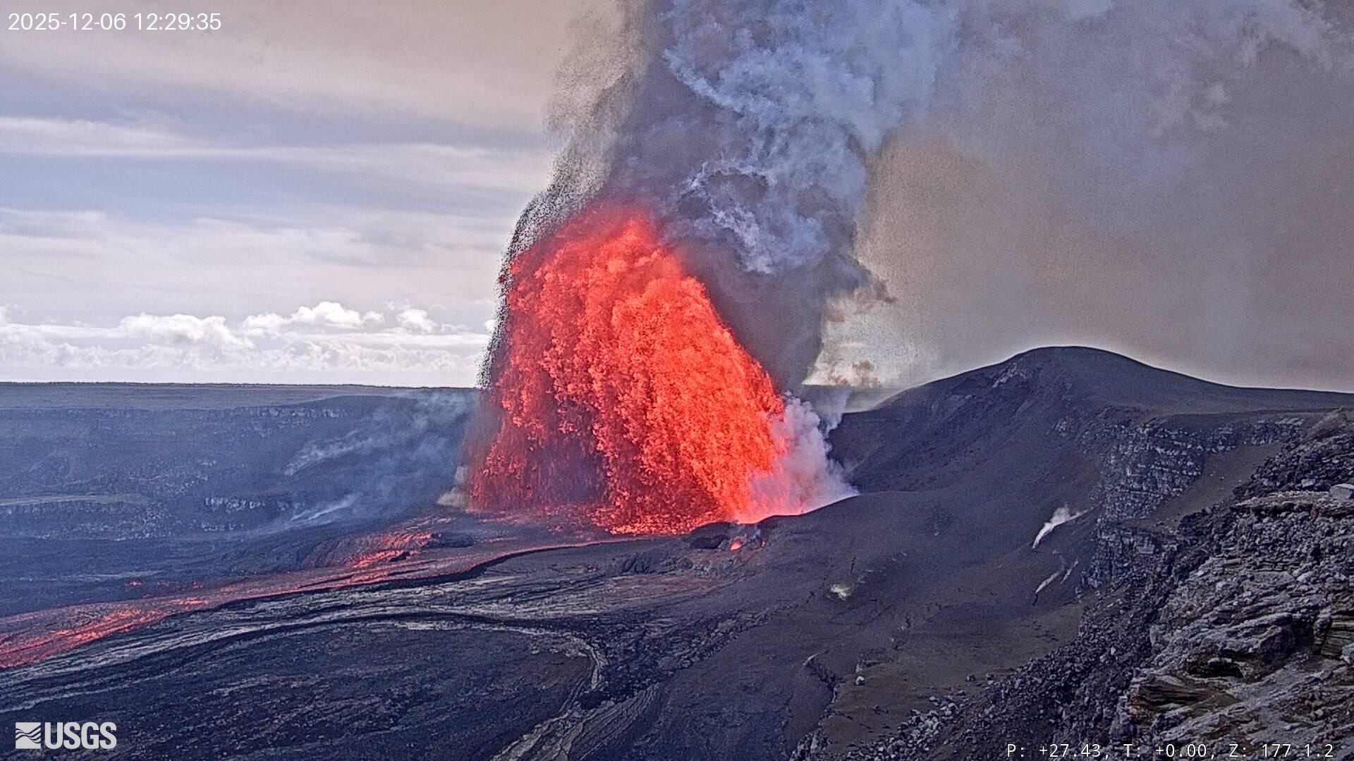 USGS: 'Swarm of earthquakes' at Kilauea may impact lava fountain episodes