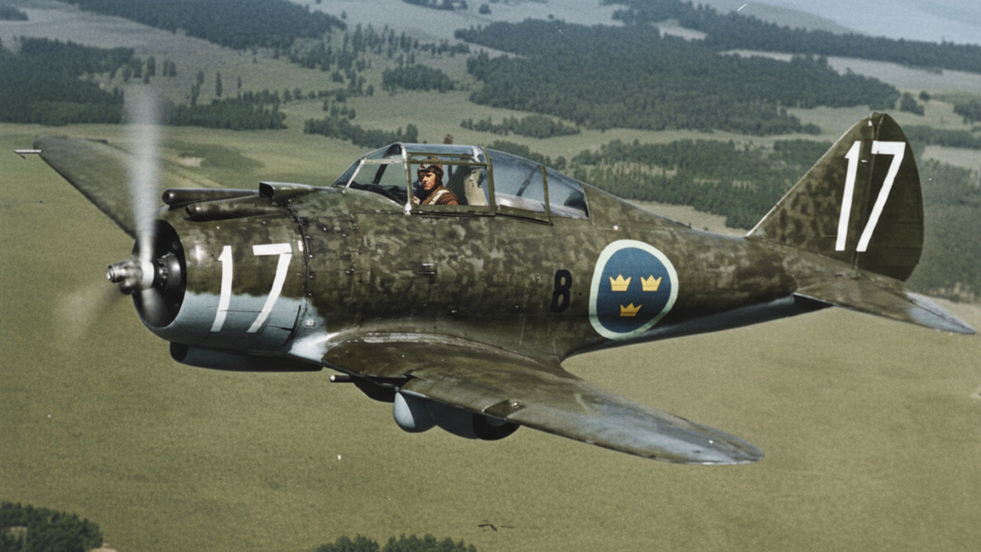 2,800 kg vs P-51: The Swedish fighter that could out-turn the Mustang