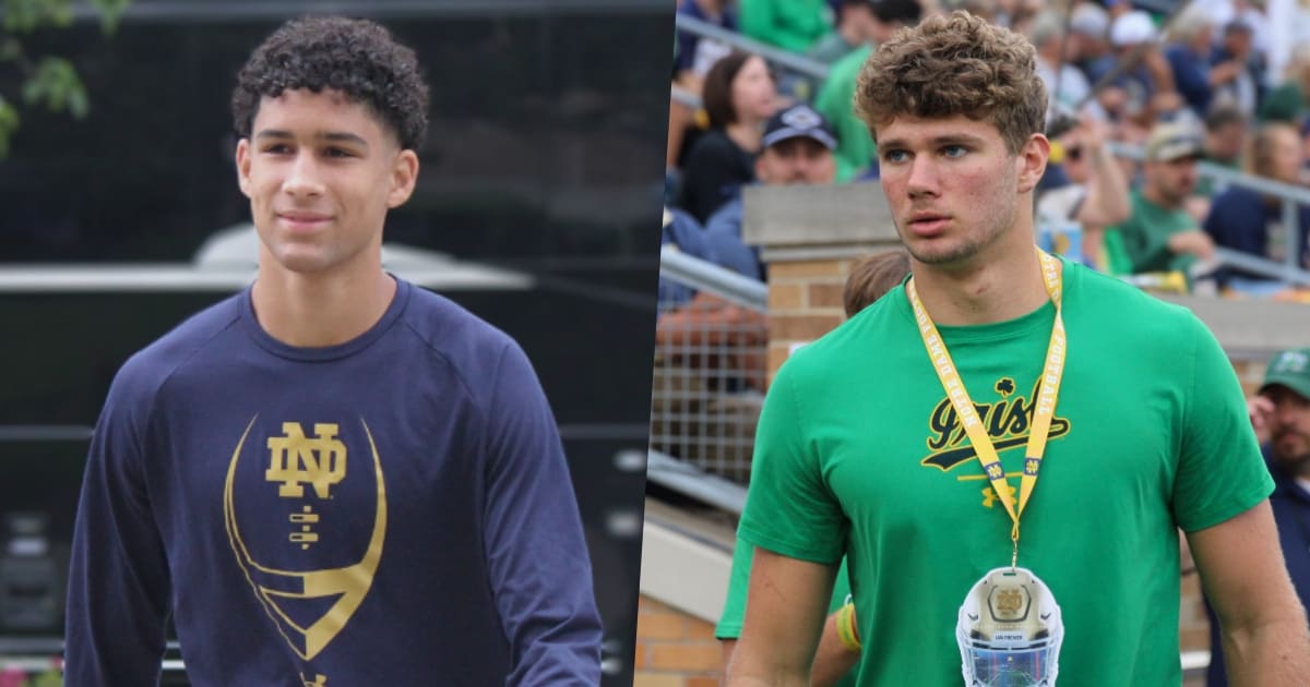 Notre Dame Football S 2026 Class Boasts Two Gatorade Players Of The