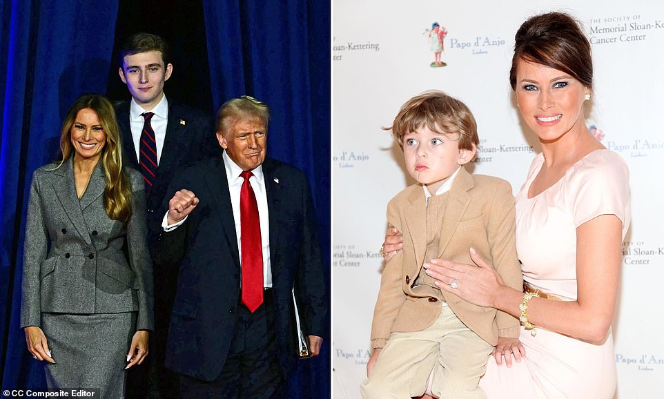 Melania reveals how Trump disciplines Barron in resurfaced interview