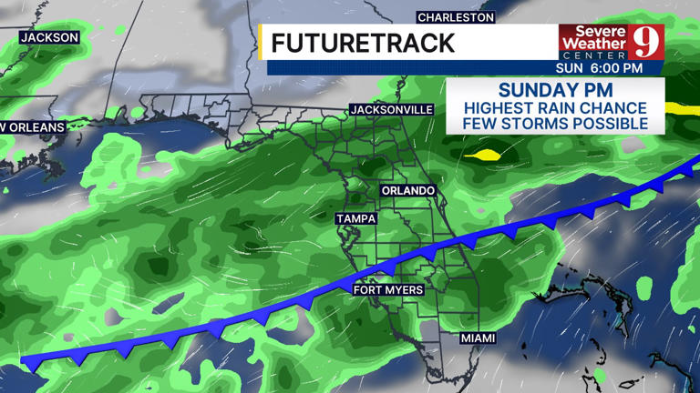 Central Florida weekend weather: Widespread rain & cooler temps ahead