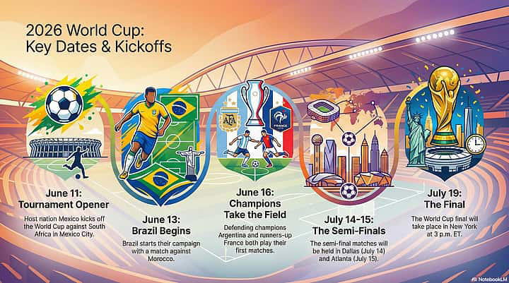 FIFA World Cup 2026 full schedule — check dates for Argentina, Brazil ...