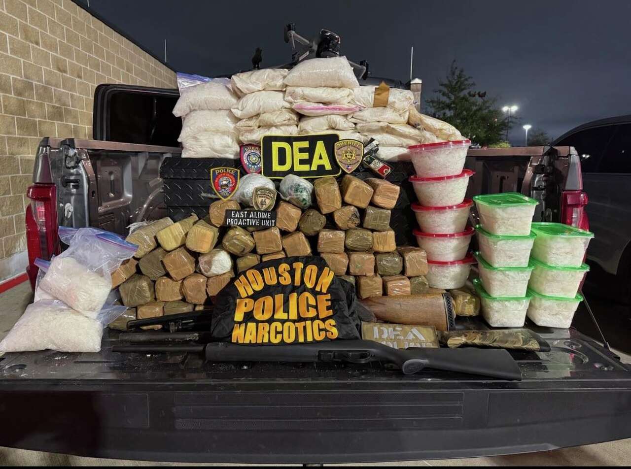 Police seize more than 200 pounds of meth hidden behind fake wall in ...