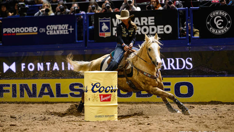 Which barrel racer could have 'David vs. Goliath' performance at NFR?