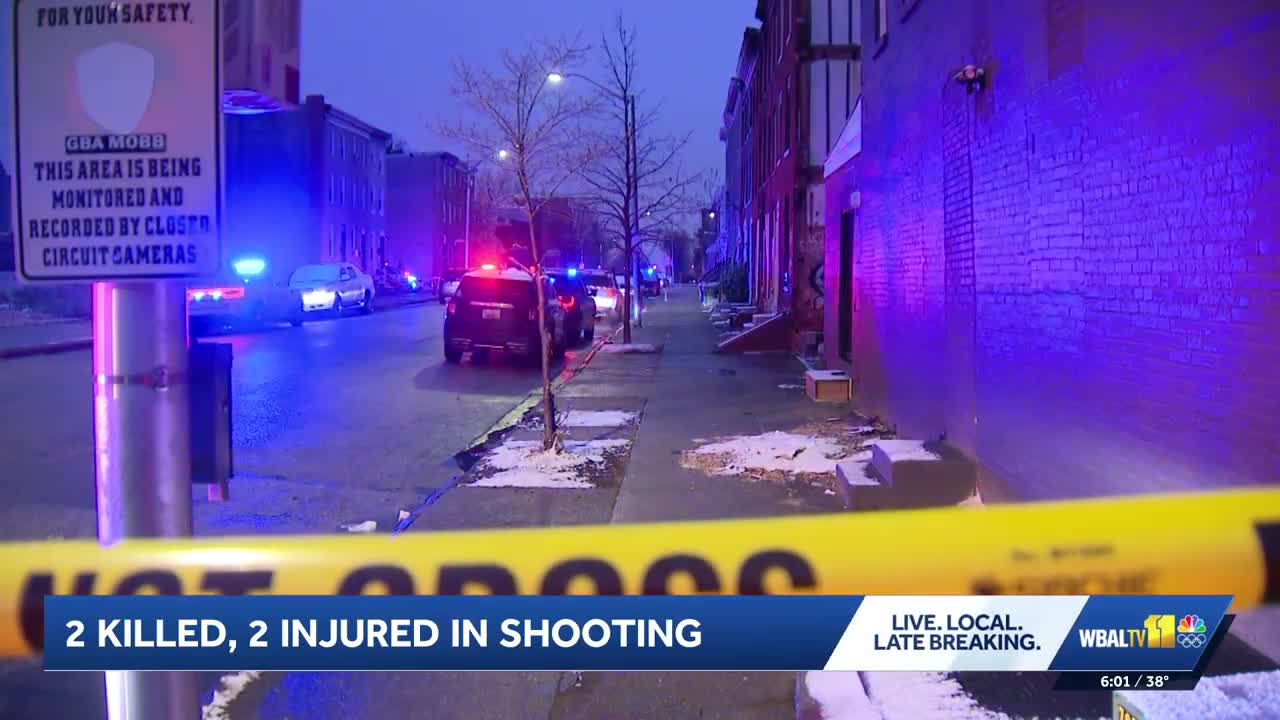 2 dead, 2 critically injured in quadruple shooting