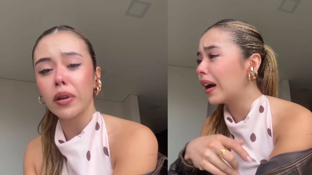 Juliana Velásquez apareció en video y rompió en llanto por un delicado ...
