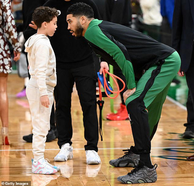 NBA star Jayson Tatum wants to emulate LeBron and Bronny James by