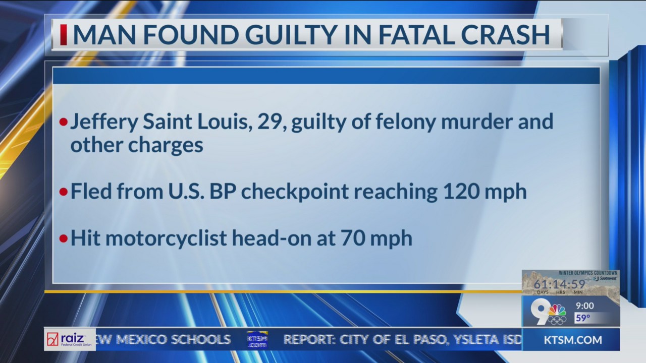 El Paso man guilty of murder in fatal NM crash
