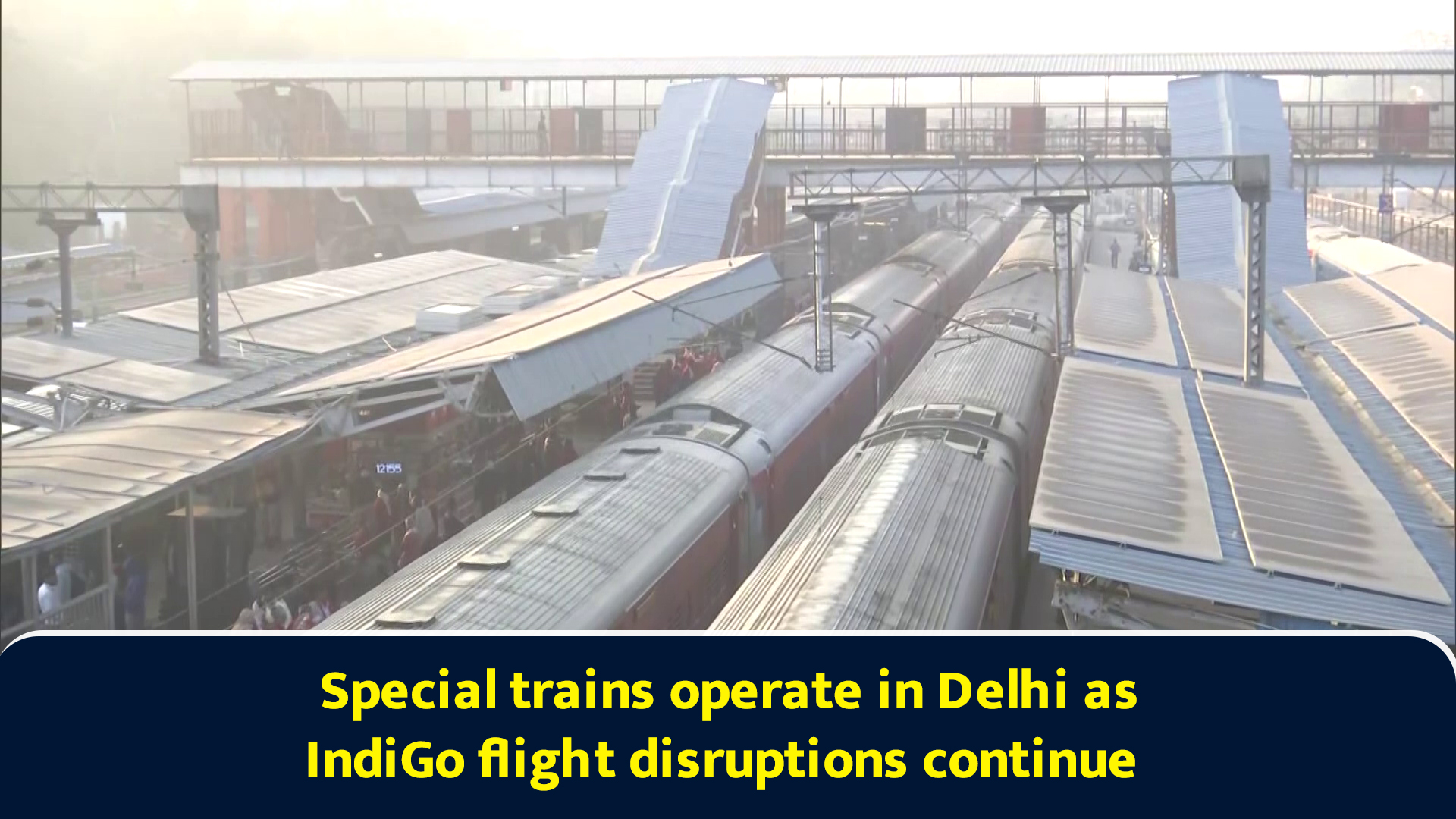 Special trains operate in Delhi as IndiGo flight disruptions continue